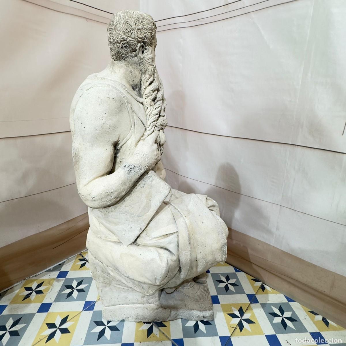 Arte: Escultura de Mois&eacute;s en piedra - Foto 6