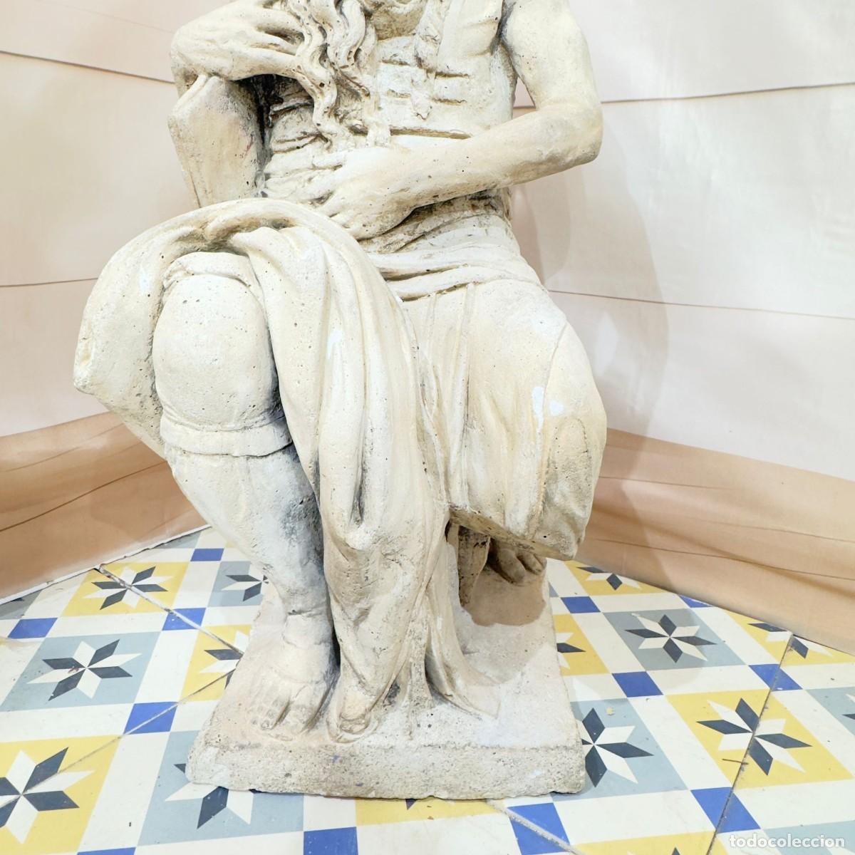 Arte: Escultura de Mois&eacute;s en piedra - Foto 7