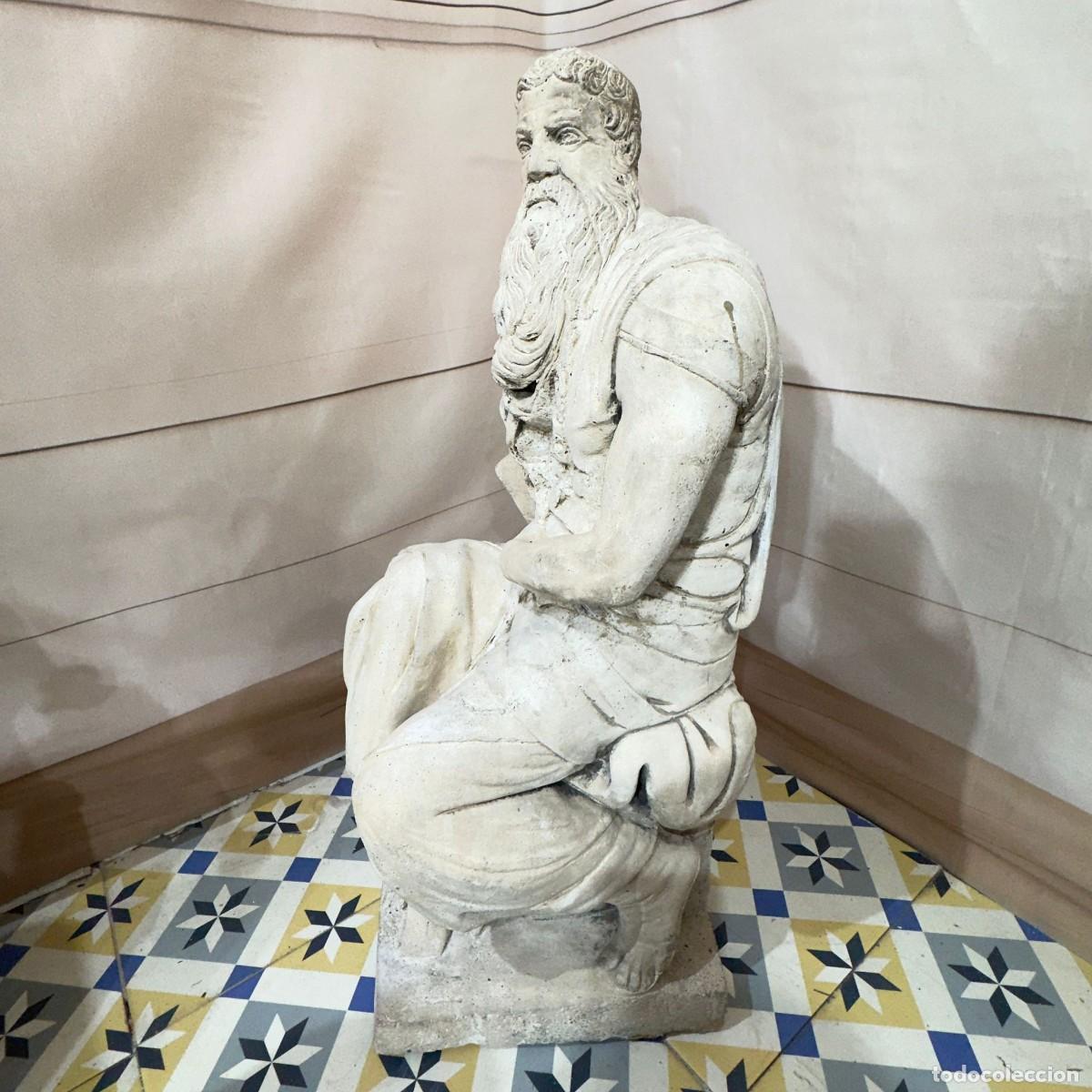 Arte: Escultura de Mois&eacute;s en piedra - Foto 8