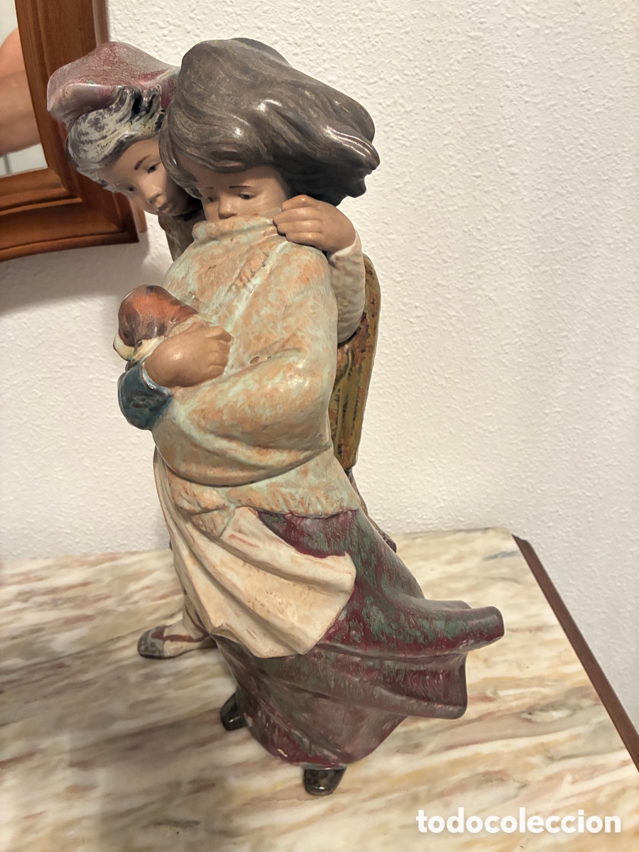 Arte: Lladr&oacute; Gres &ldquo;Cara al viento&rdquo; n&ordm; 1279 &ndash; vintage - Foto 7