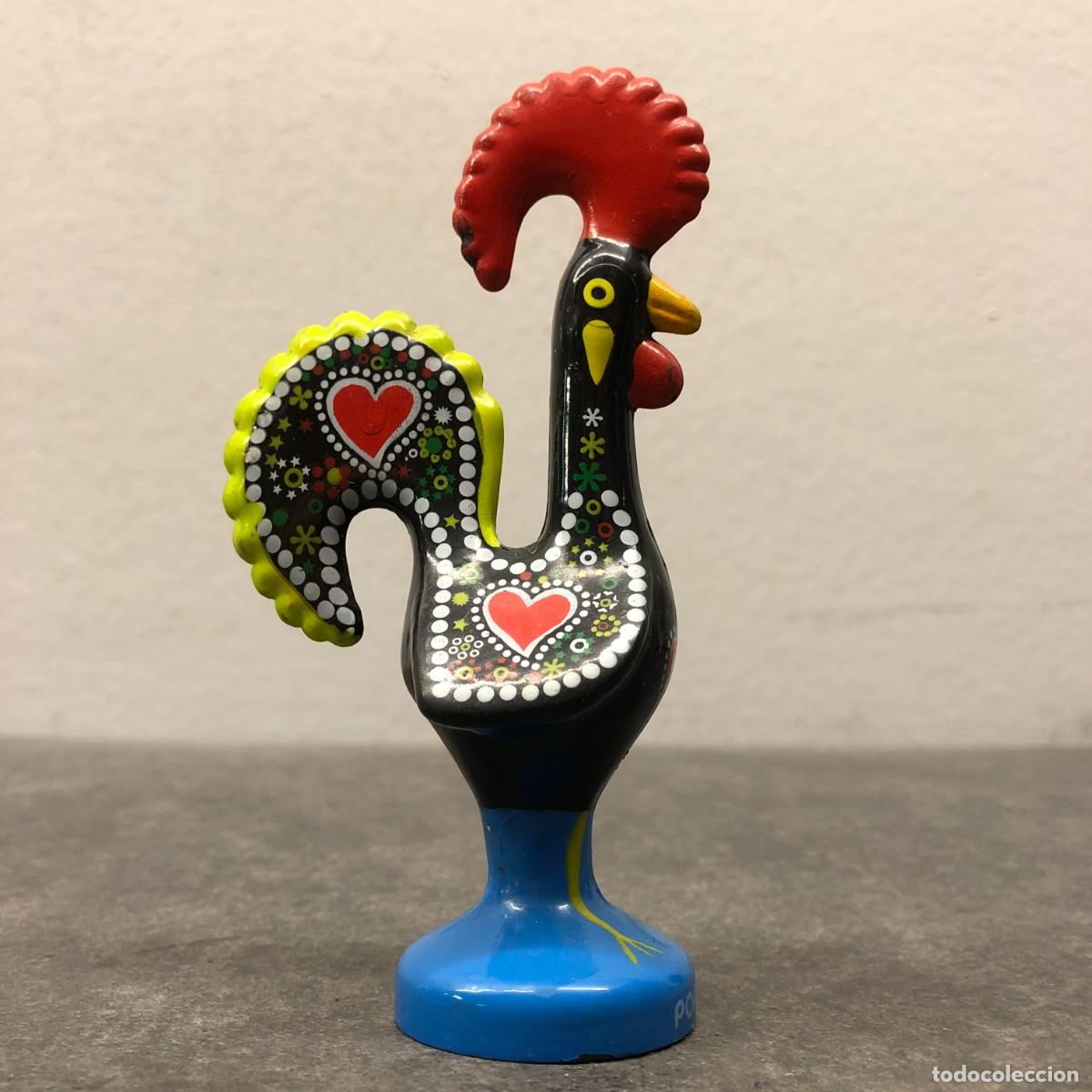 Arte: GALLO DE BARCELOS - ARTESANIA DE PORTUGAL - DE CER&Aacute;MICA O SIMILAR - 12 X 6 CM / 507