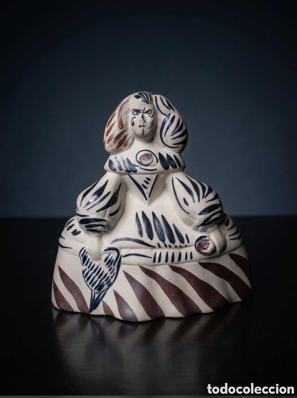 Arte: Figura Menina Cer&aacute;mica Otero Regal Colecci&oacute;n