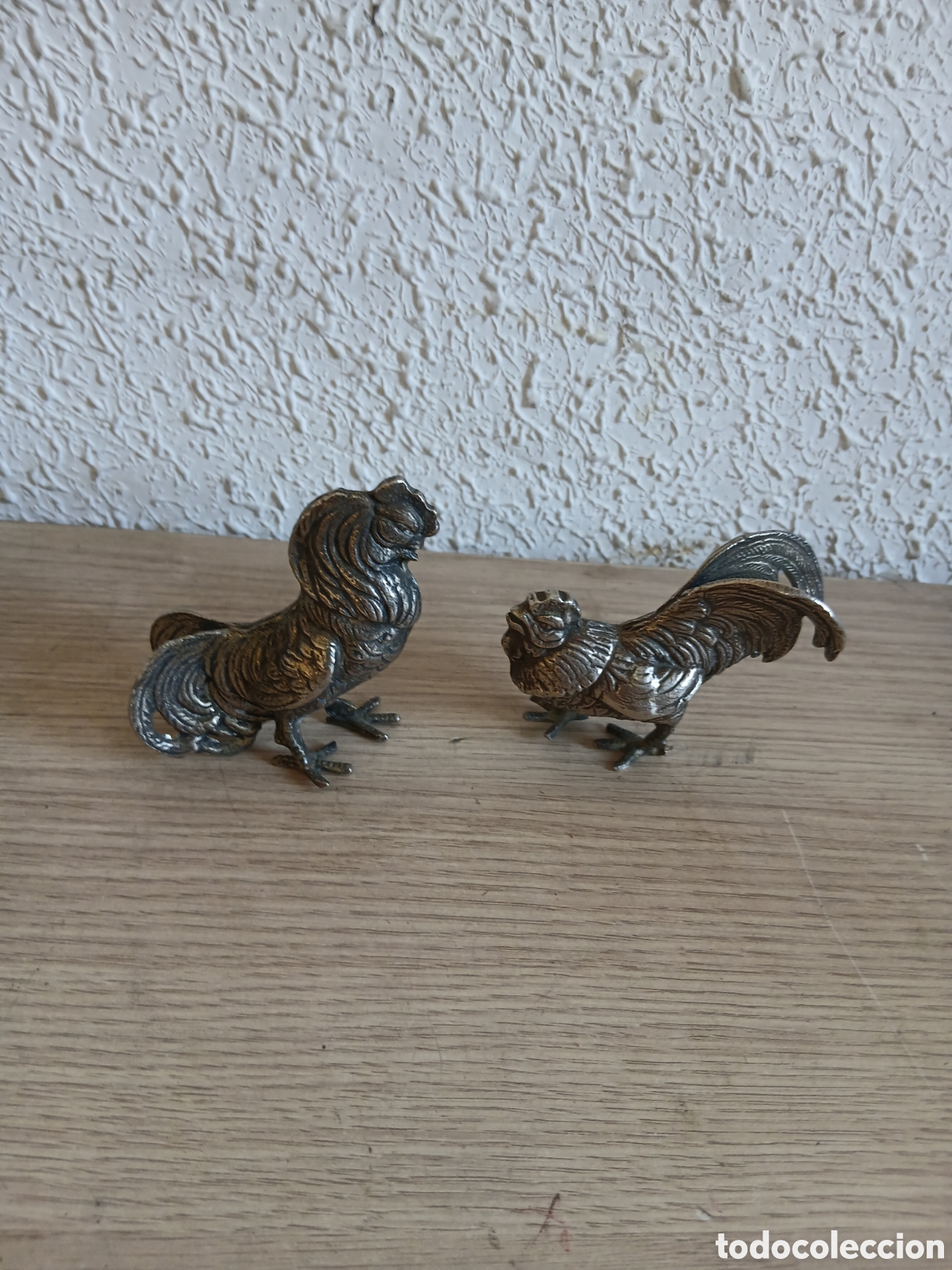 Arte: PAREJA GALLO Y GALLINA,,VER FOTOS