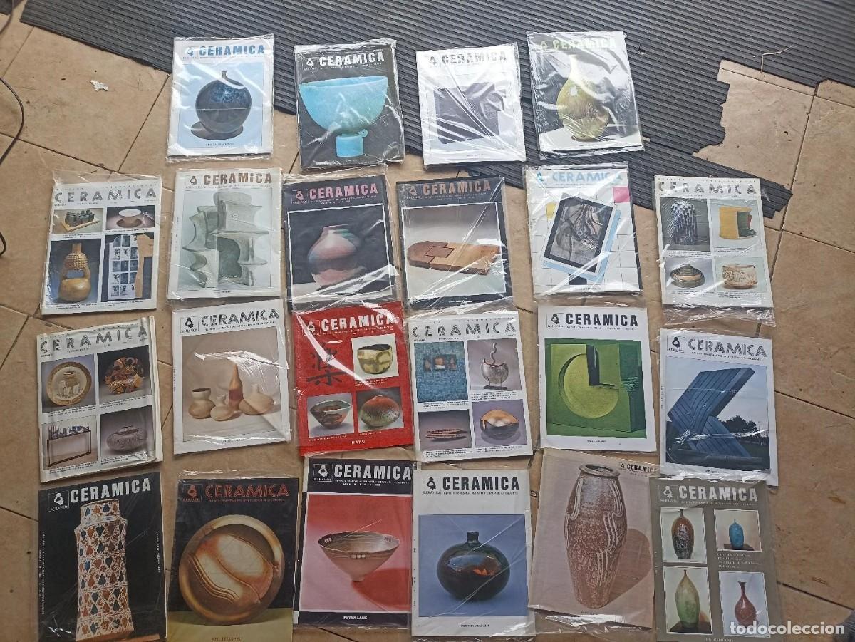 Arte: MAGN&Iacute;FICO LOTE REVISTA INTERNACIONAL CER&Aacute;MICA. 22 N&Uacute;MEROS ENFUNDADOS. EXCELENTE ESTADO