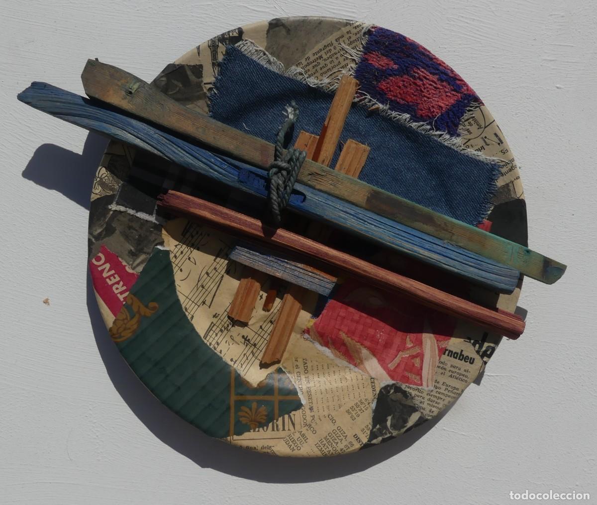 Arte: ESCULTURA ABSTRACTA DE JOSE SANZ SALA REALIZADA SOBRE UN PLATO( PAGO POR BIZUM )