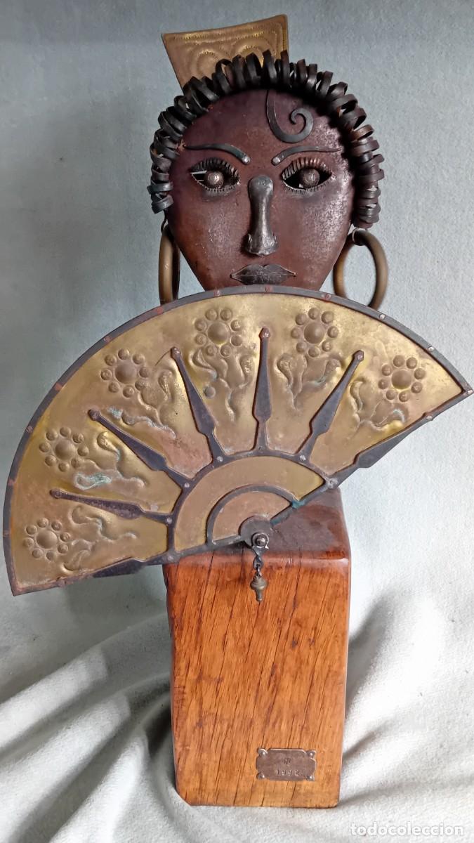Arte: Escultura Gitana,en madera,hierro y laton
