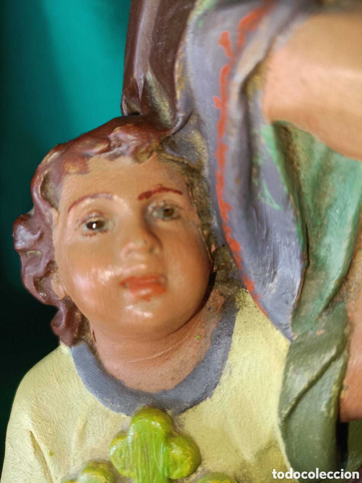 Art: San Jos&eacute; Olot, ojos de cristal, 40 cm