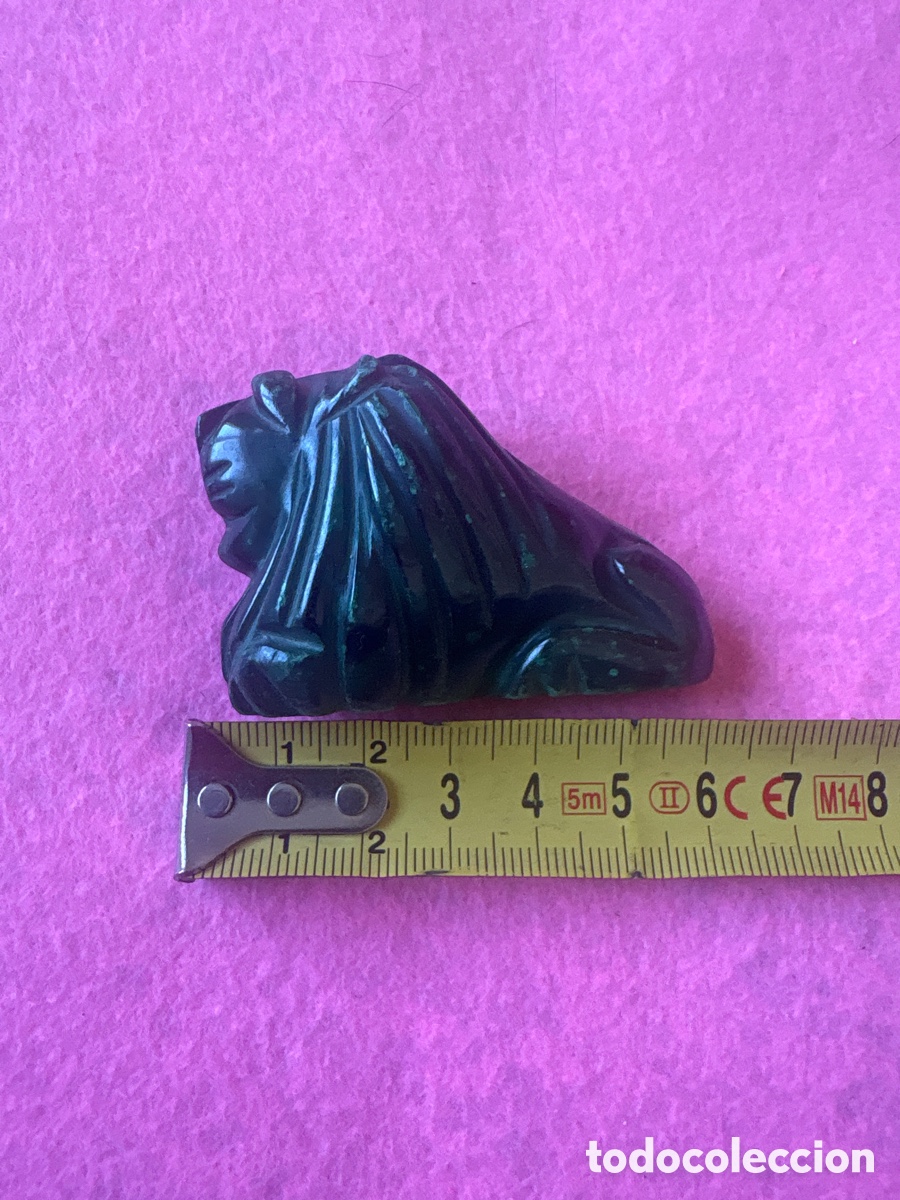 Arte: Figura leon en malaquita (A15) - Foto 3