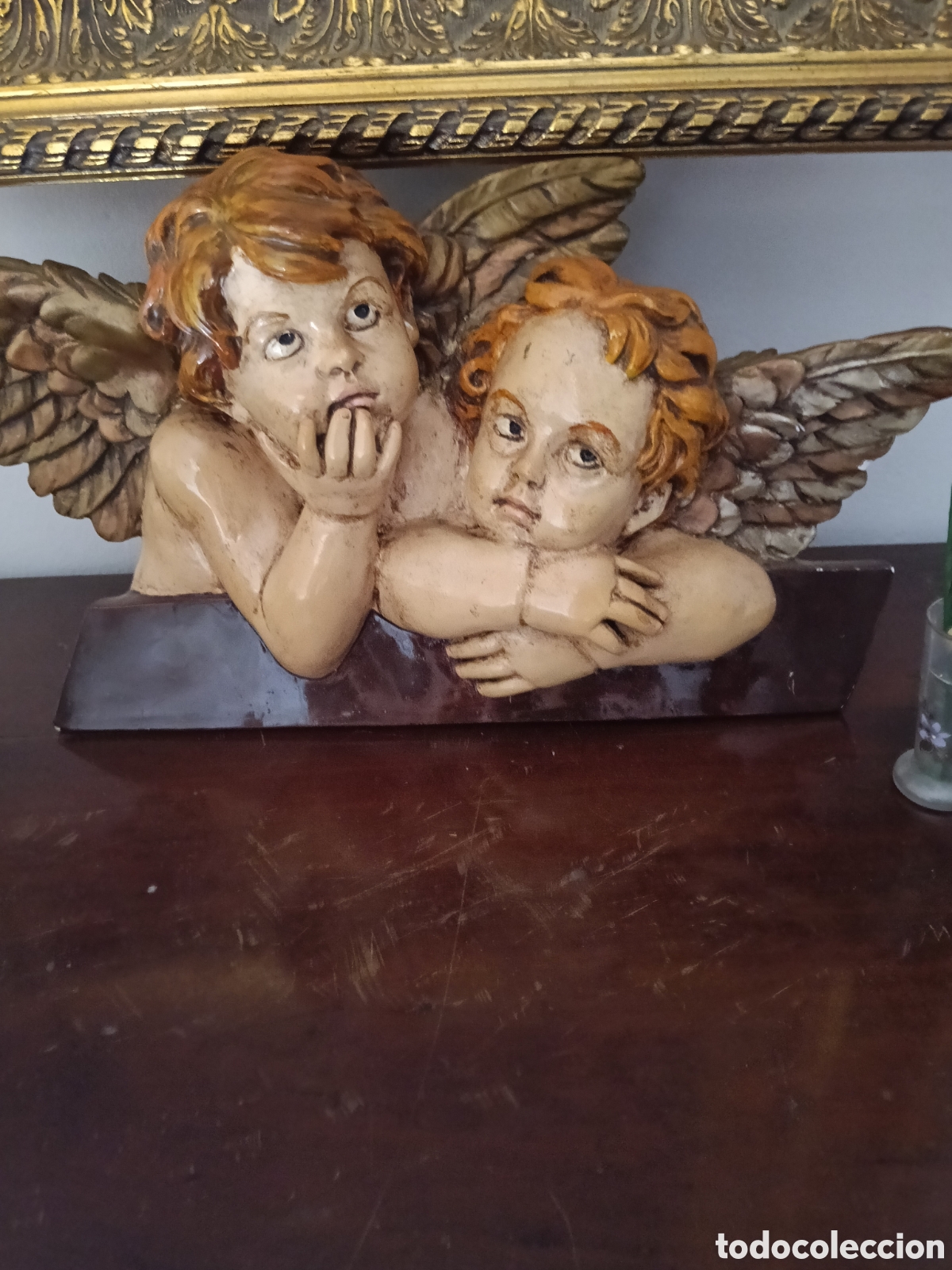 Arte: Preciosa pareja querubines - Foto 2