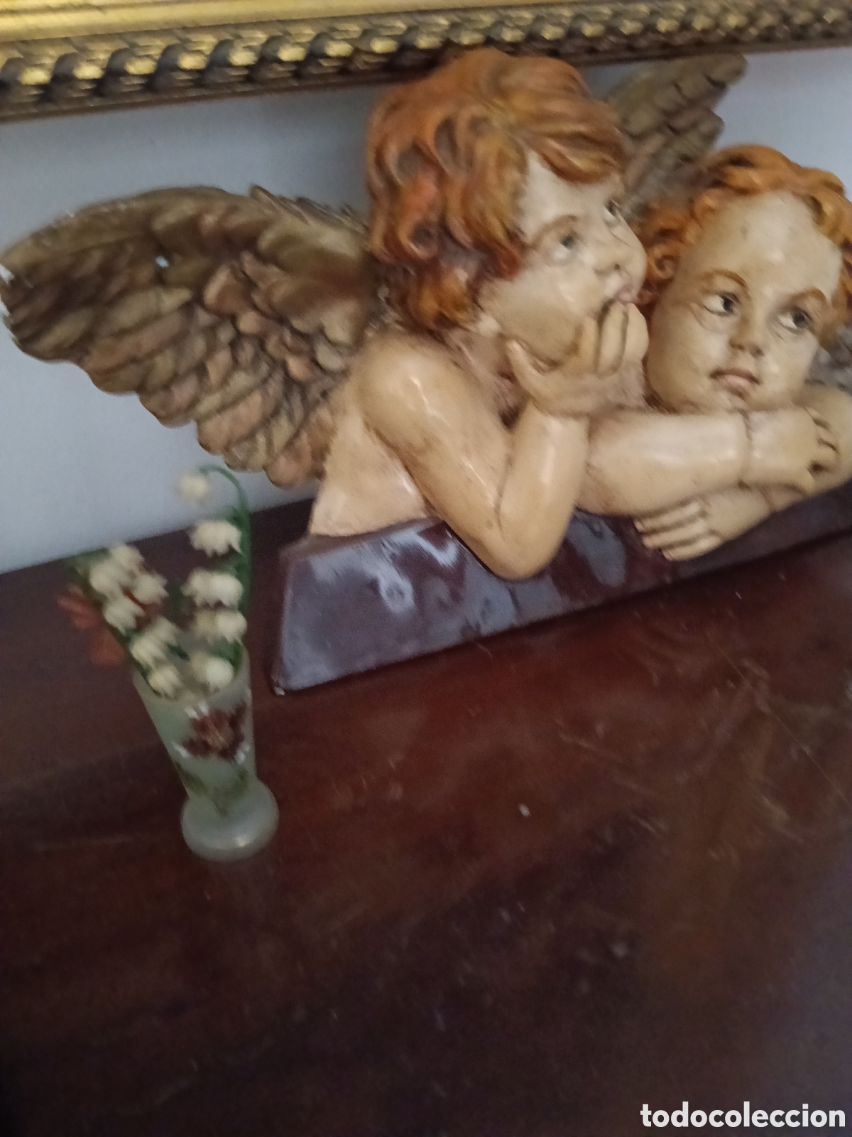 Arte: Preciosa pareja querubines - Foto 3