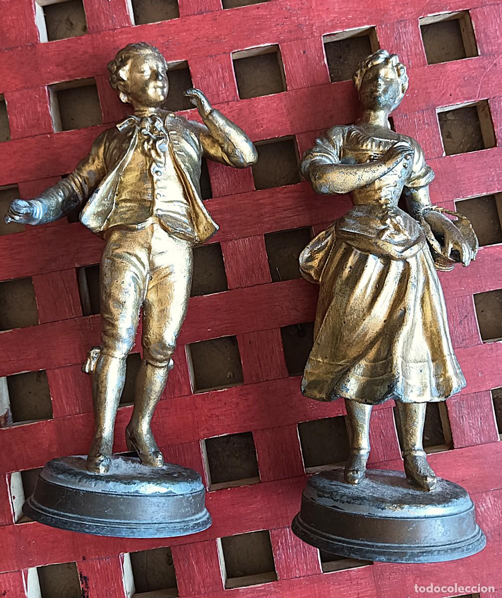 Arte: PAREJA DE FIGURITAS FRANCESAS - Foto 1