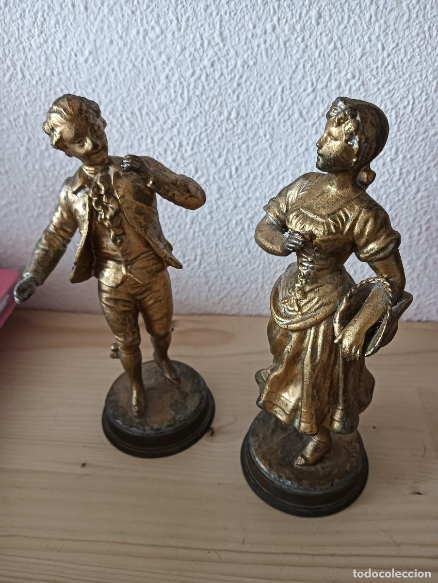 Arte: PAREJA DE FIGURITAS FRANCESAS - Foto 2