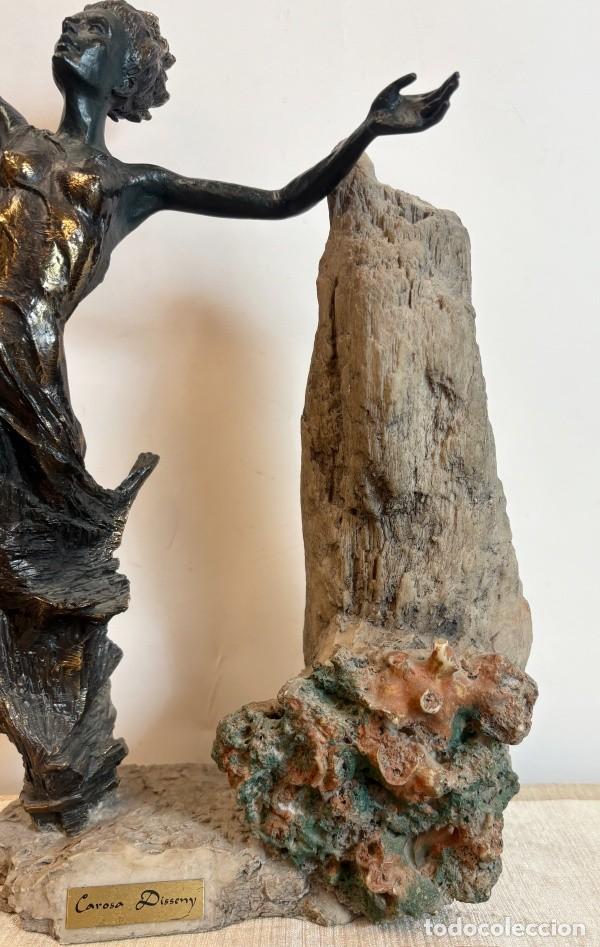 Arte: Escultura Mujer y Piedra - Foto 2