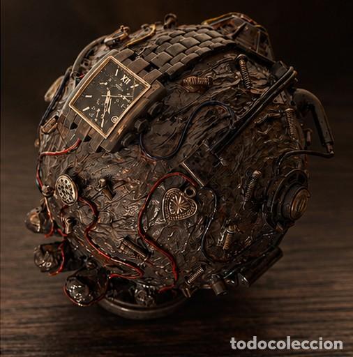 Arte: Tempus Fugit. Escultura Steampunk - Foto 3