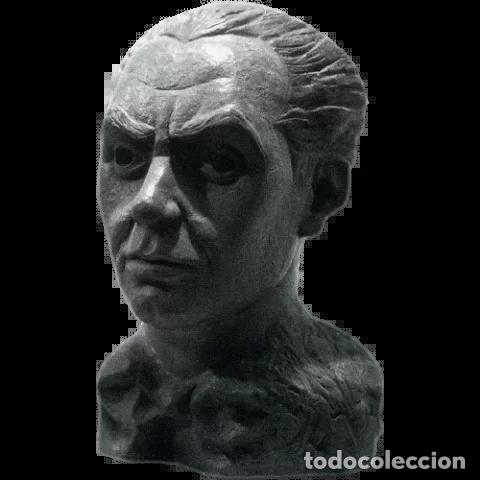 Arte: Cabeza de Federico Garc&iacute;a Lorca. Obra de Agust&iacute;n Casillas. &Uacute;nica
