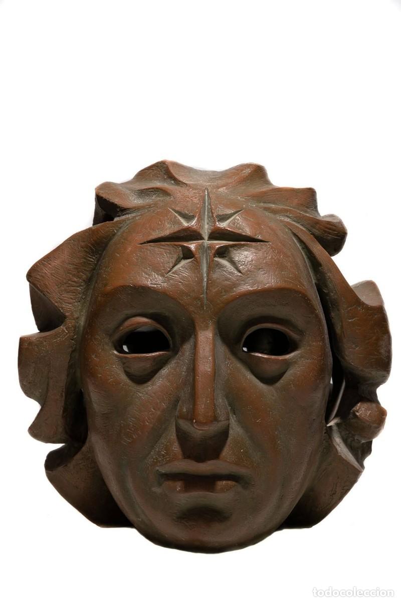 Arte: Cabeza de Crist&oacute;bal Col&oacute;n. Obra &uacute;nica del gran escultor Agust&iacute;n Casillas