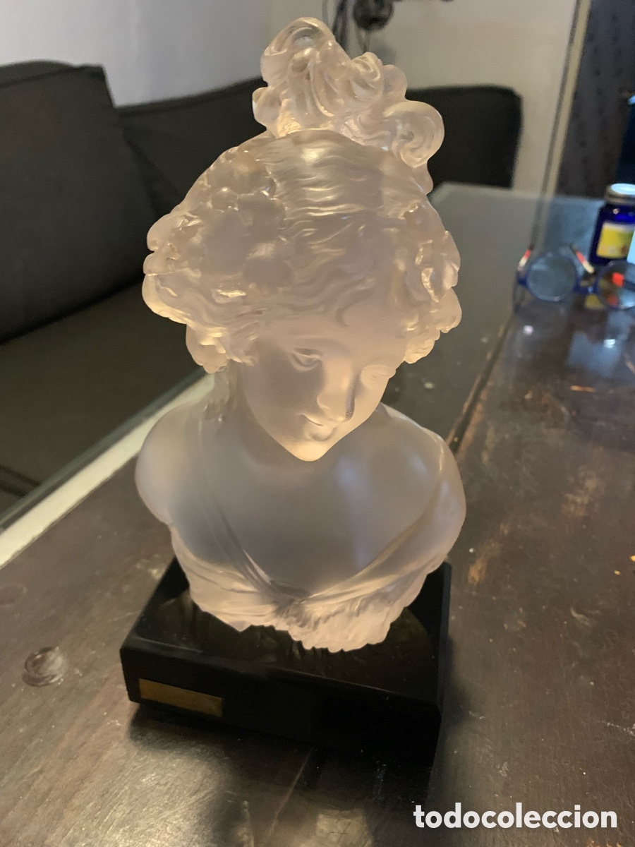 Arte: BUSTO DIANA CAZADORA CRISTAL OPACO, DE C. ORRICO