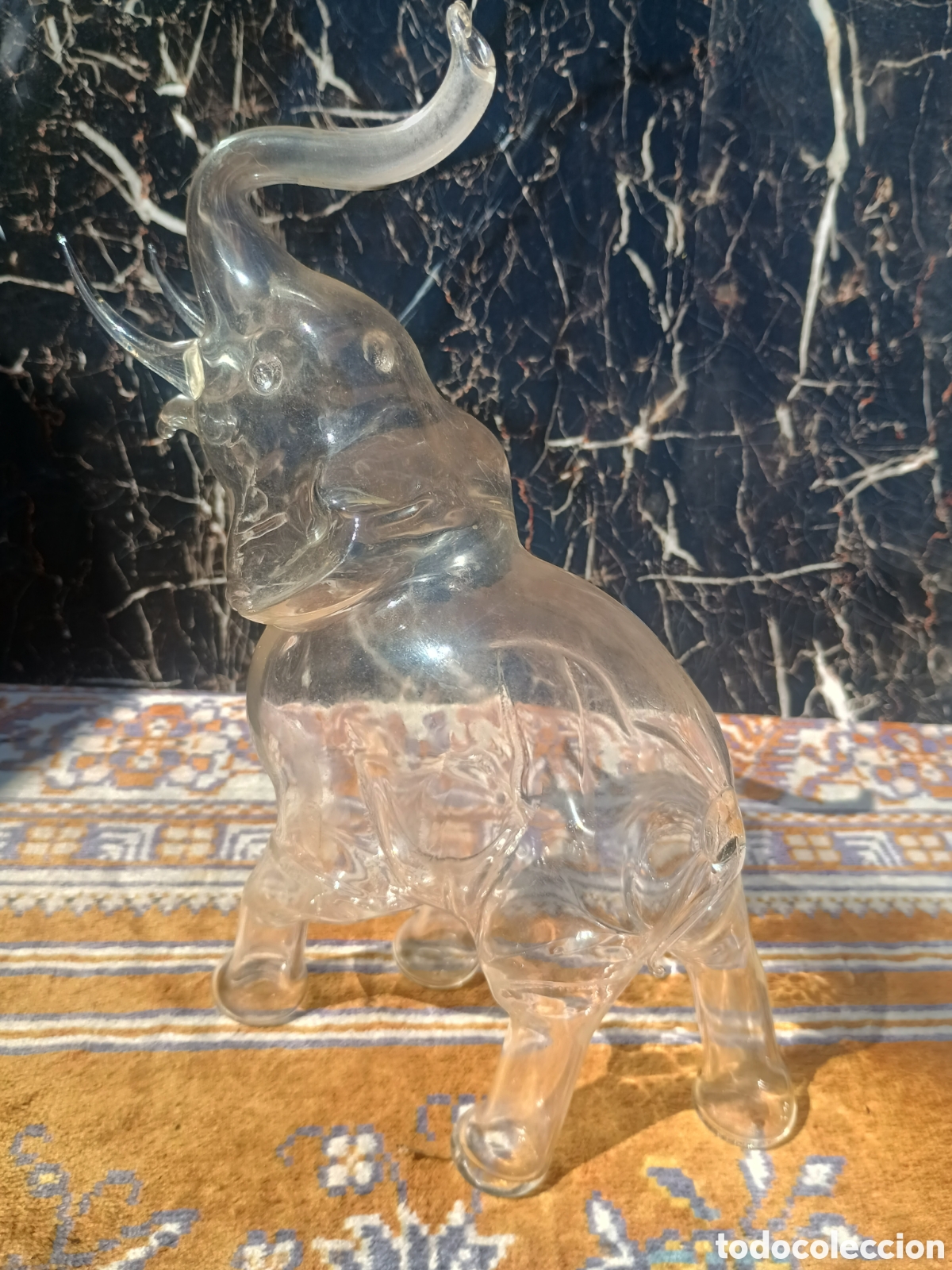Arte: Elefante cristal hueco soplado - Foto 4