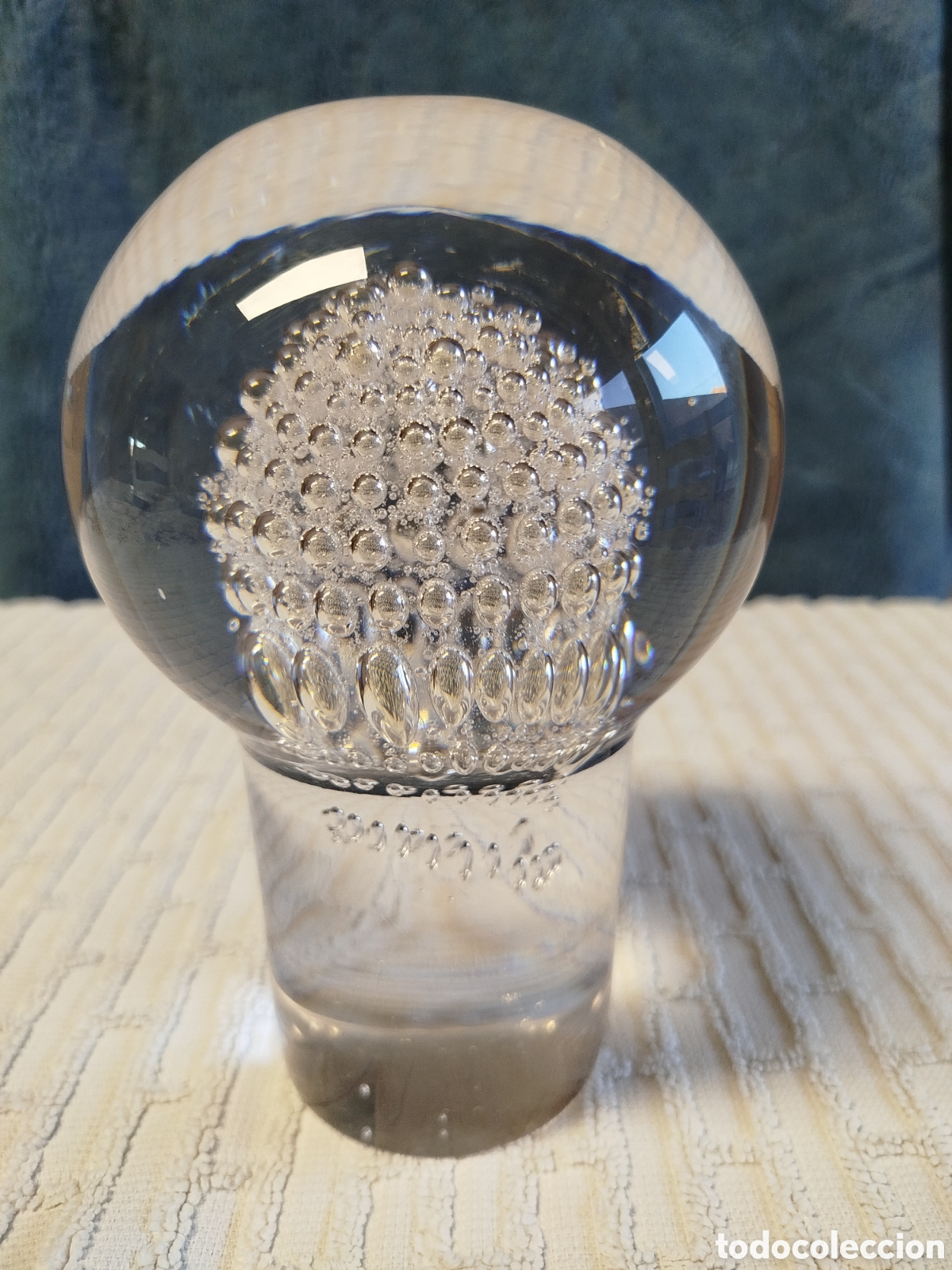 Arte: Escultura de cristal sueco del dise&ntilde;ador G&ouml;ran W&auml;rff, para Kosta Boda. Firmada