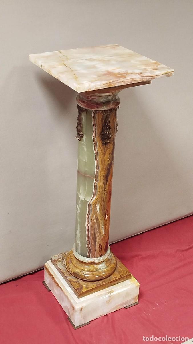Arte: COLUMNA DE ONIX Y BRONCE - Foto 4