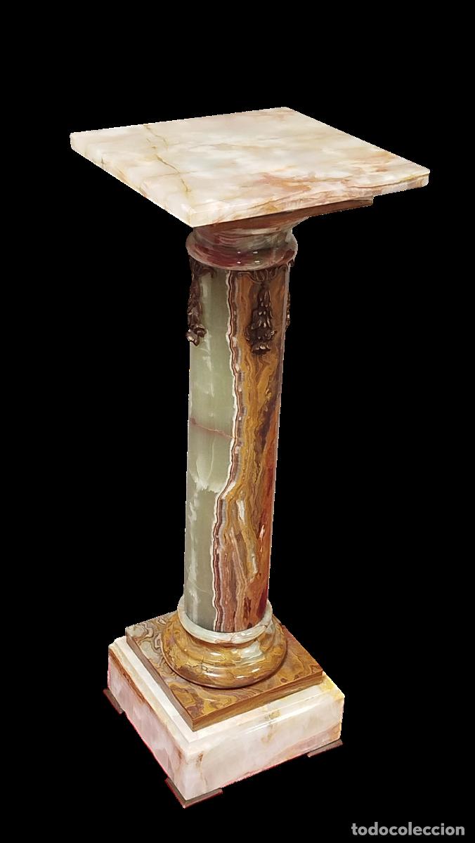Arte: COLUMNA DE ONIX Y BRONCE - Foto 5