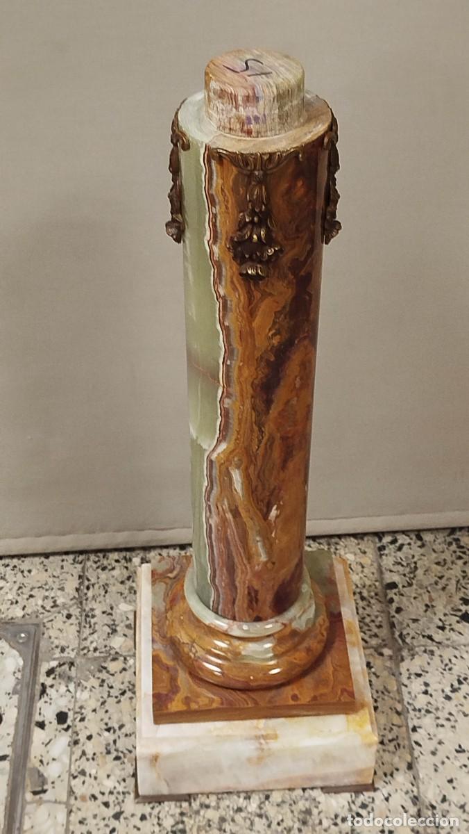Arte: COLUMNA DE ONIX Y BRONCE - Foto 6