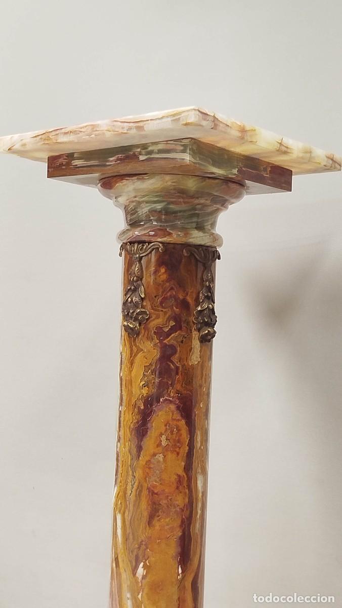 Arte: COLUMNA DE ONIX Y BRONCE - Foto 9