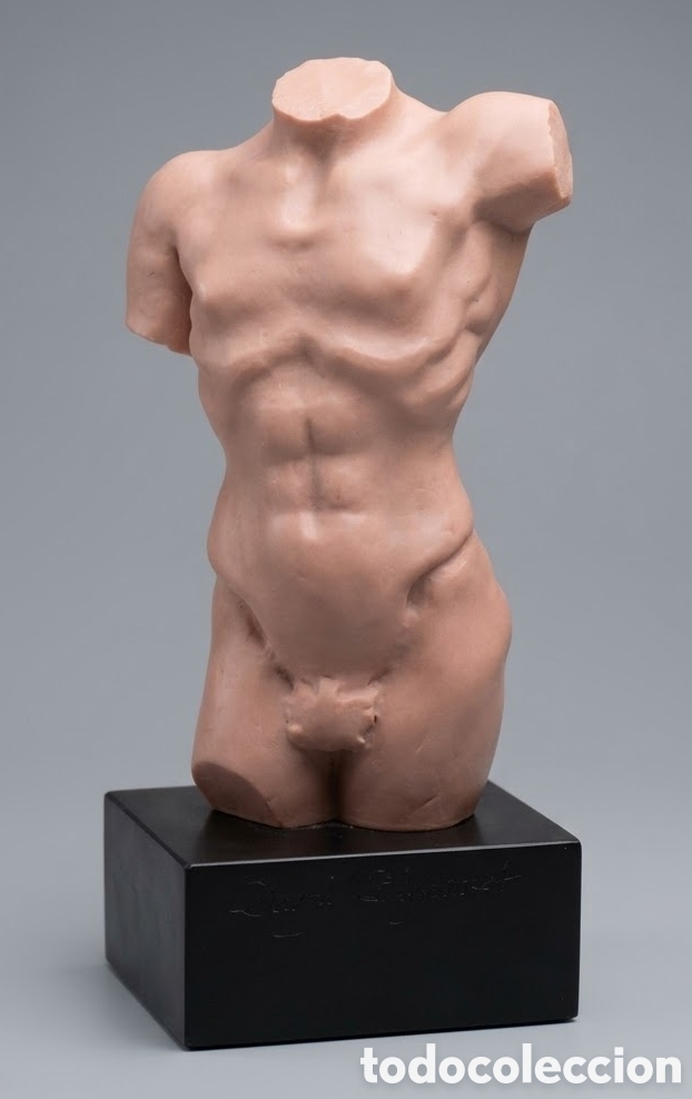 Arte: ESCULTURA - DESNUDO MASCULINO - FIRMADA