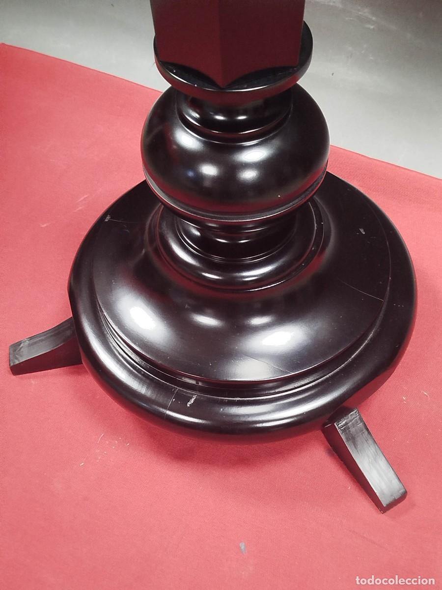 Arte: COLUMNA DE MADERA LACADA NEGRA - Foto 9