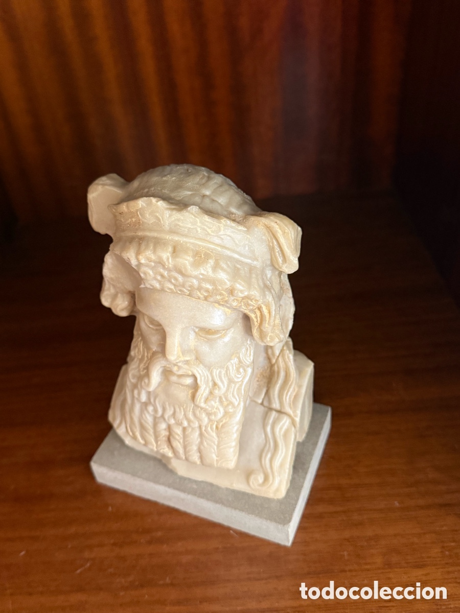 Arte: Busto griego de m&aacute;rmol - Foto 2
