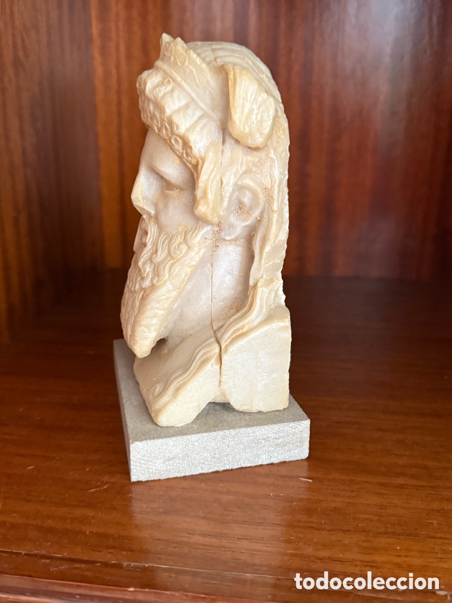 Arte: Busto griego de m&aacute;rmol - Foto 6