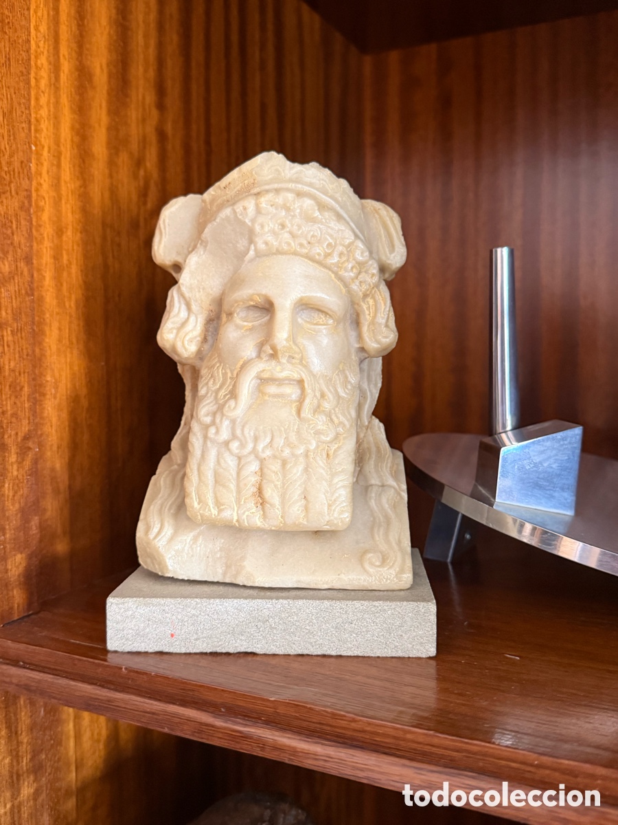 Arte: Busto griego de m&aacute;rmol - Foto 7