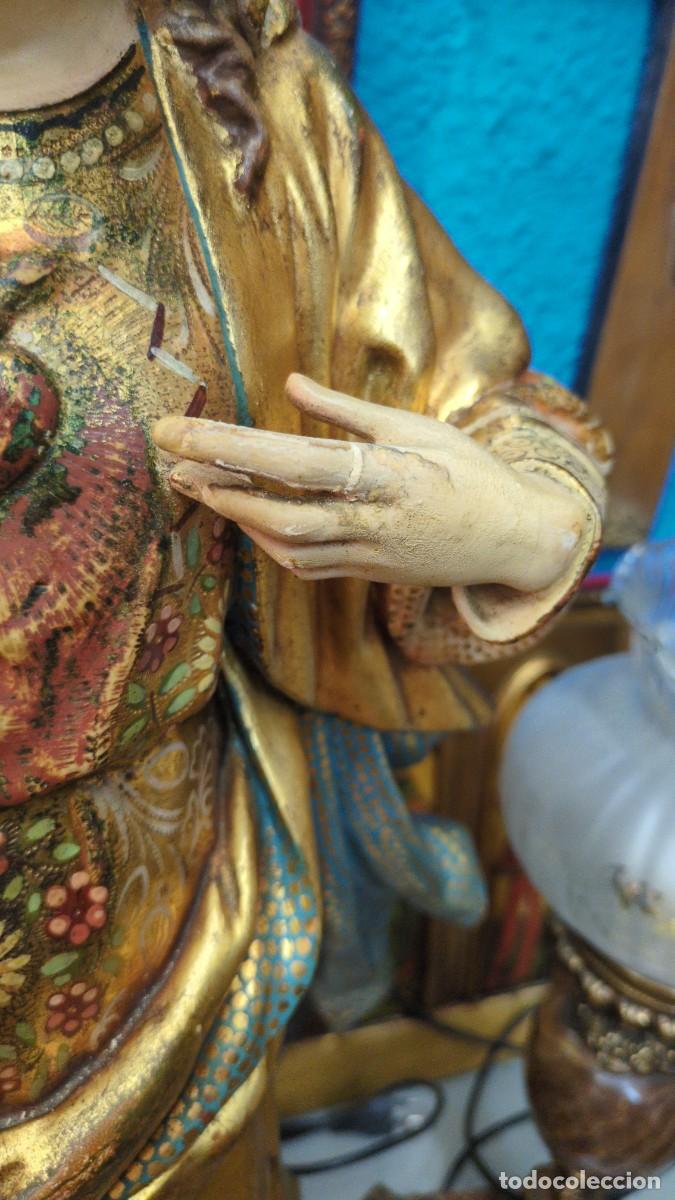 Arte: Escultura virgen sagrado coraz&oacute;n - Foto 4