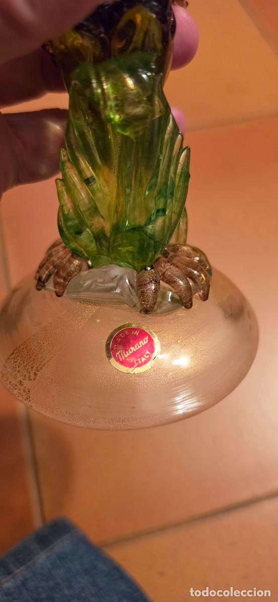 Arte: Preciosa garza cristal murano oro - Foto 6
