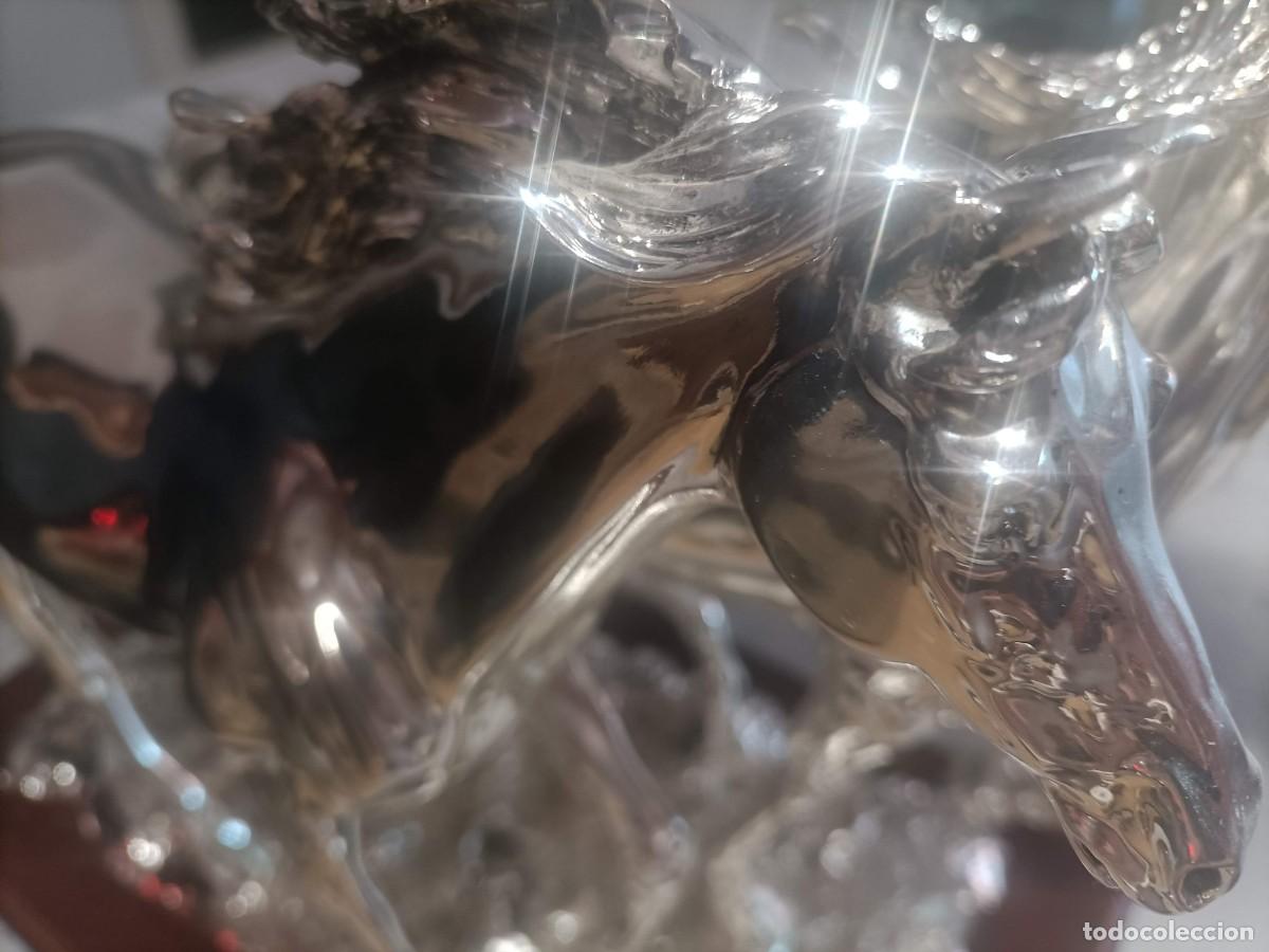 Arte: Figura de Caballos de Plata Laminada 925 - Foto 2