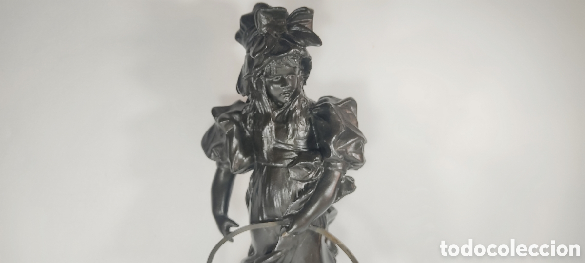 Arte: BELLA ESCULTURA FRANCESA ART NOUVEAU, CIRCA 1900. SIGUIENDO MODELOS DE ALPHONSE HENRI NELSON