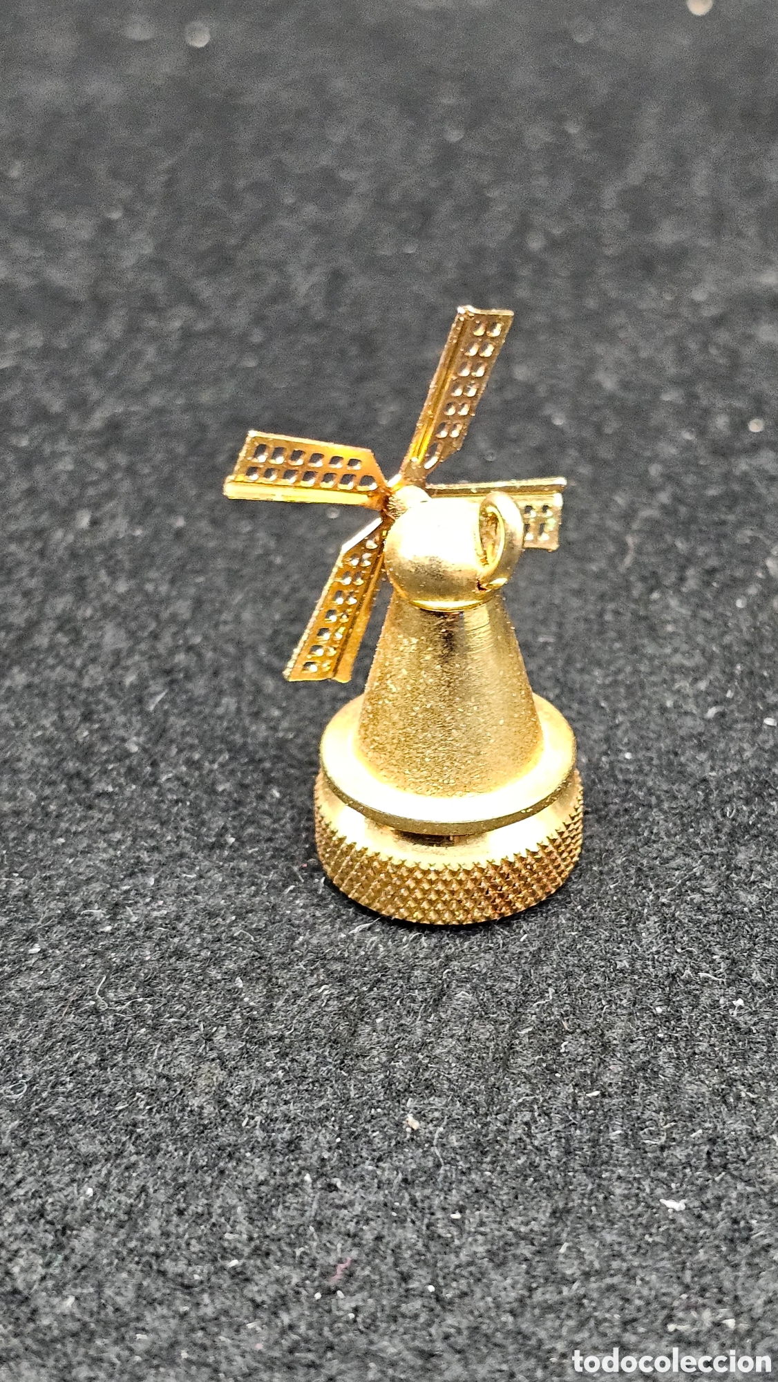 Arte: Molino miniatura de lat&oacute;n - Foto 3
