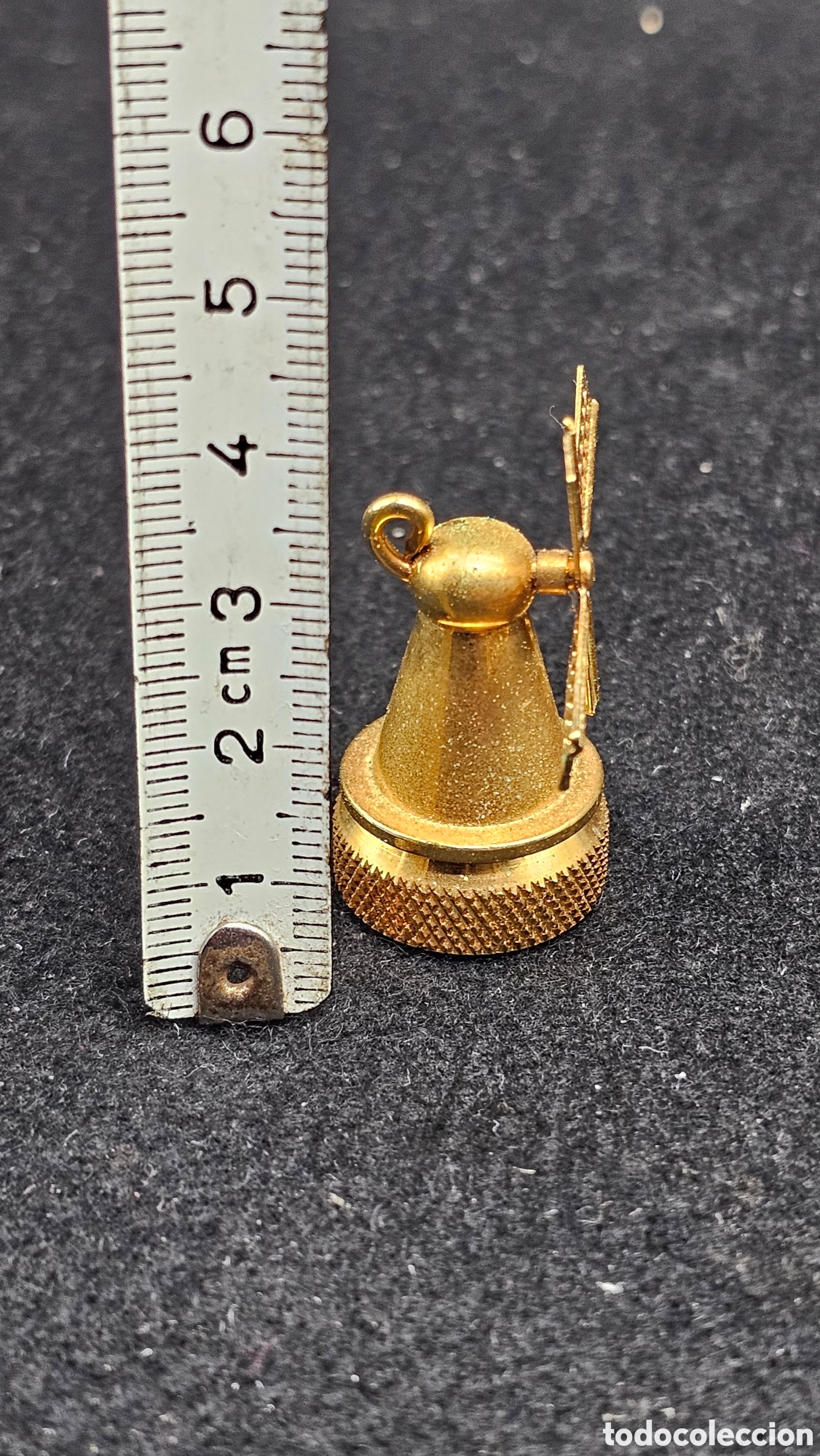 Arte: Molino miniatura de lat&oacute;n - Foto 6