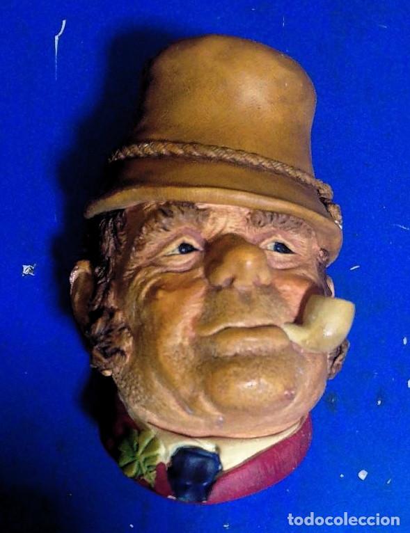 Arte: Mascara de pared de W.H. Bossons a&ntilde;os 60 &rdquo;Irish Paddy&rdquo;