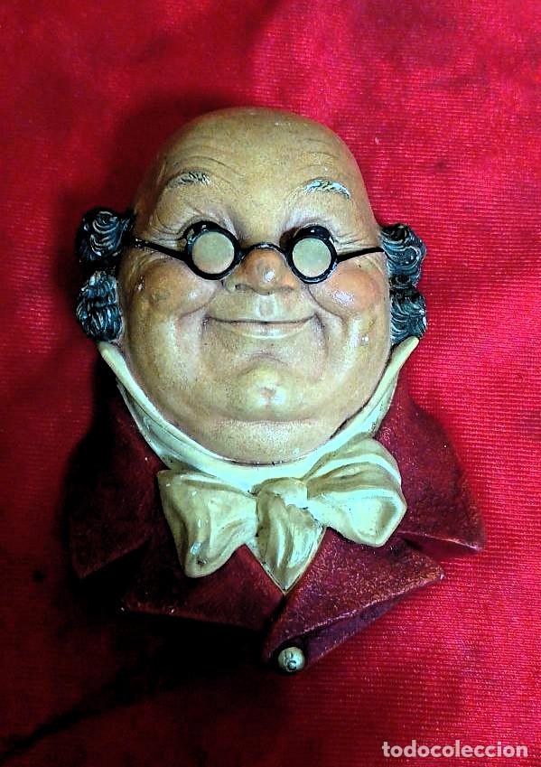 Arte: Mascara de pared de W.H. Bossons a&ntilde;os 60 &rdquo;Mr Pickwick &rdquo;