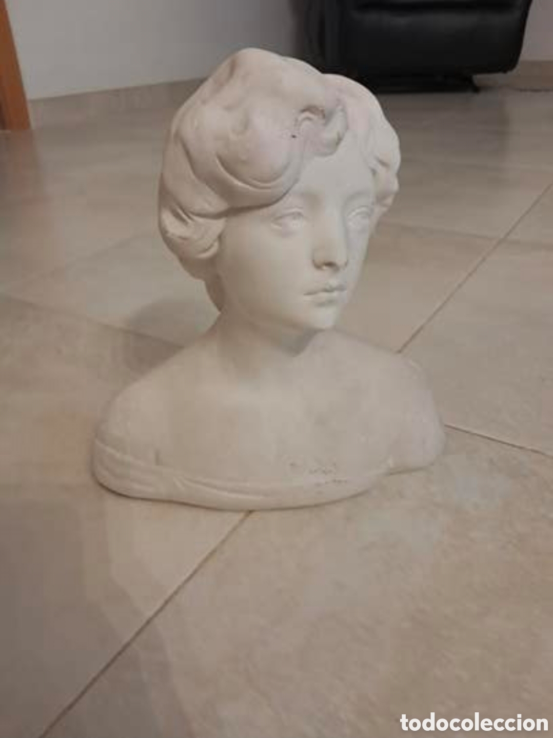 Arte: Busto Cl&aacute;sico de Escayola - Figura Mujer