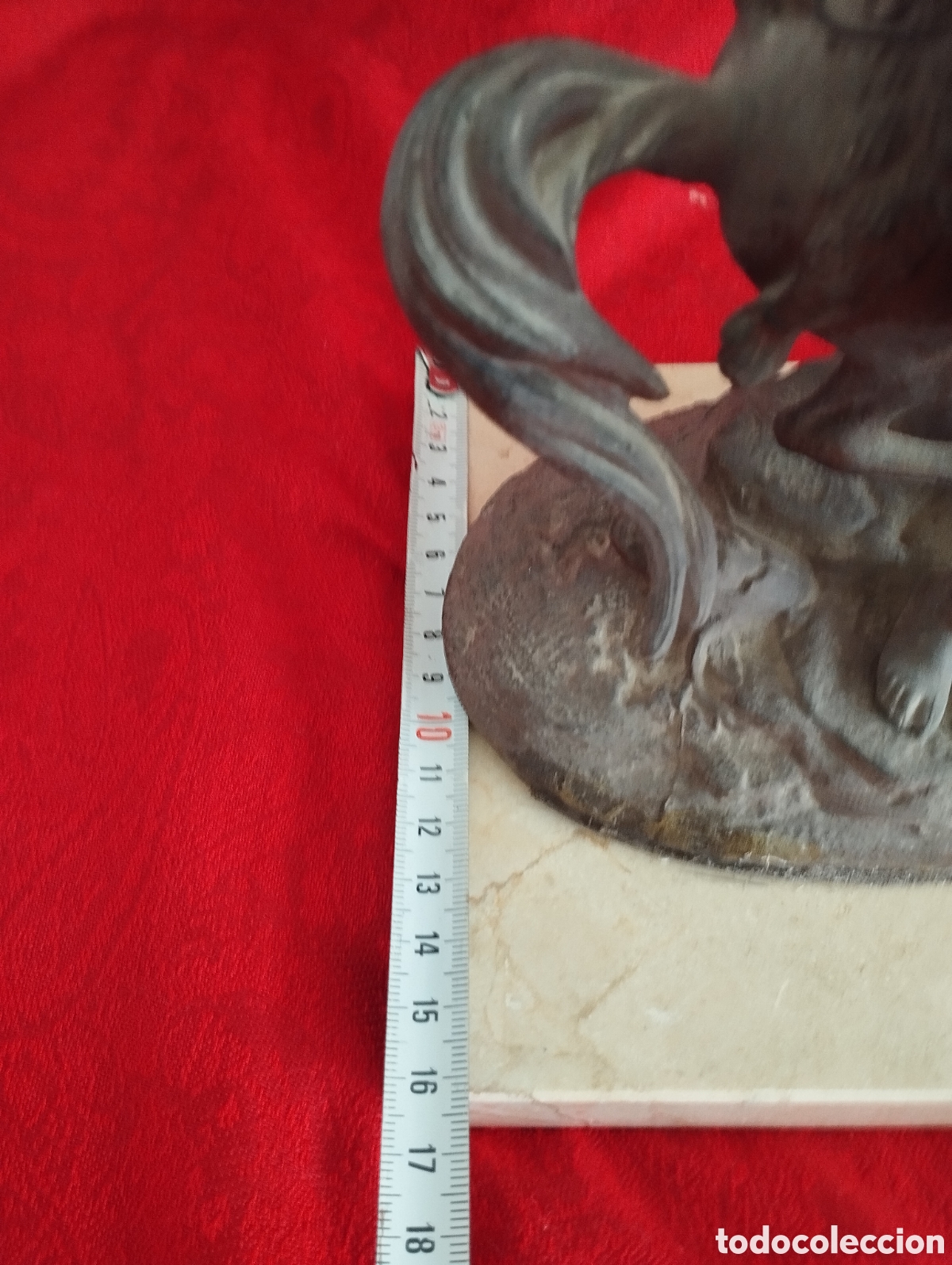 Arte: Caballo de Marly antigua figura de Calamina. - Foto 14