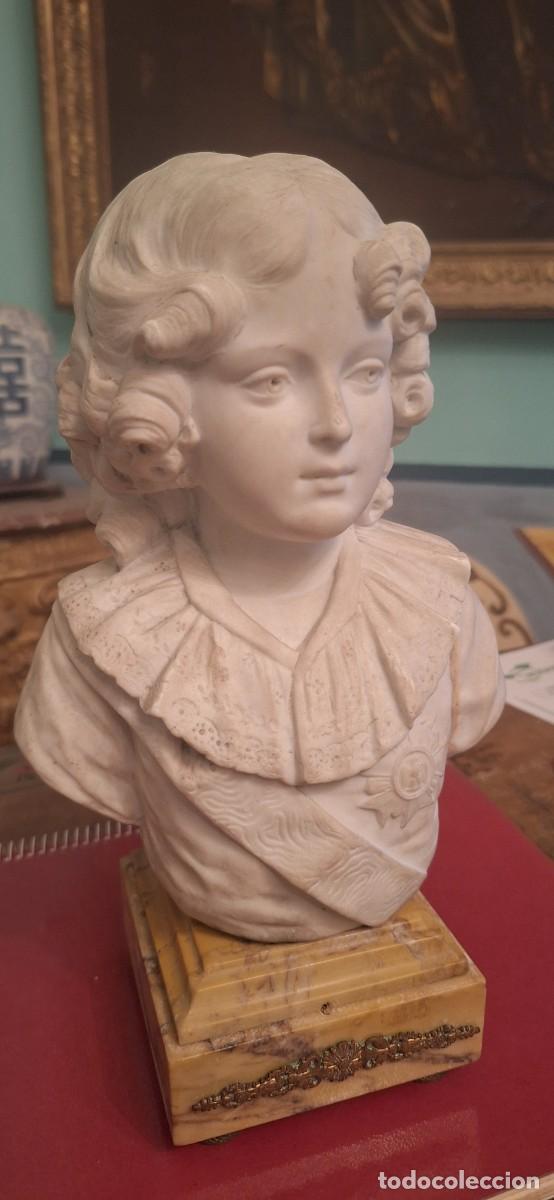 Arte: BUSTO Napoleon II Principe Imperial ni&ntilde;o.