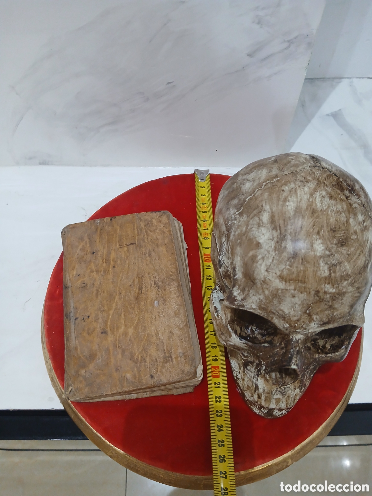 Arte: Escultura estuco con libro antiguo - Foto 7