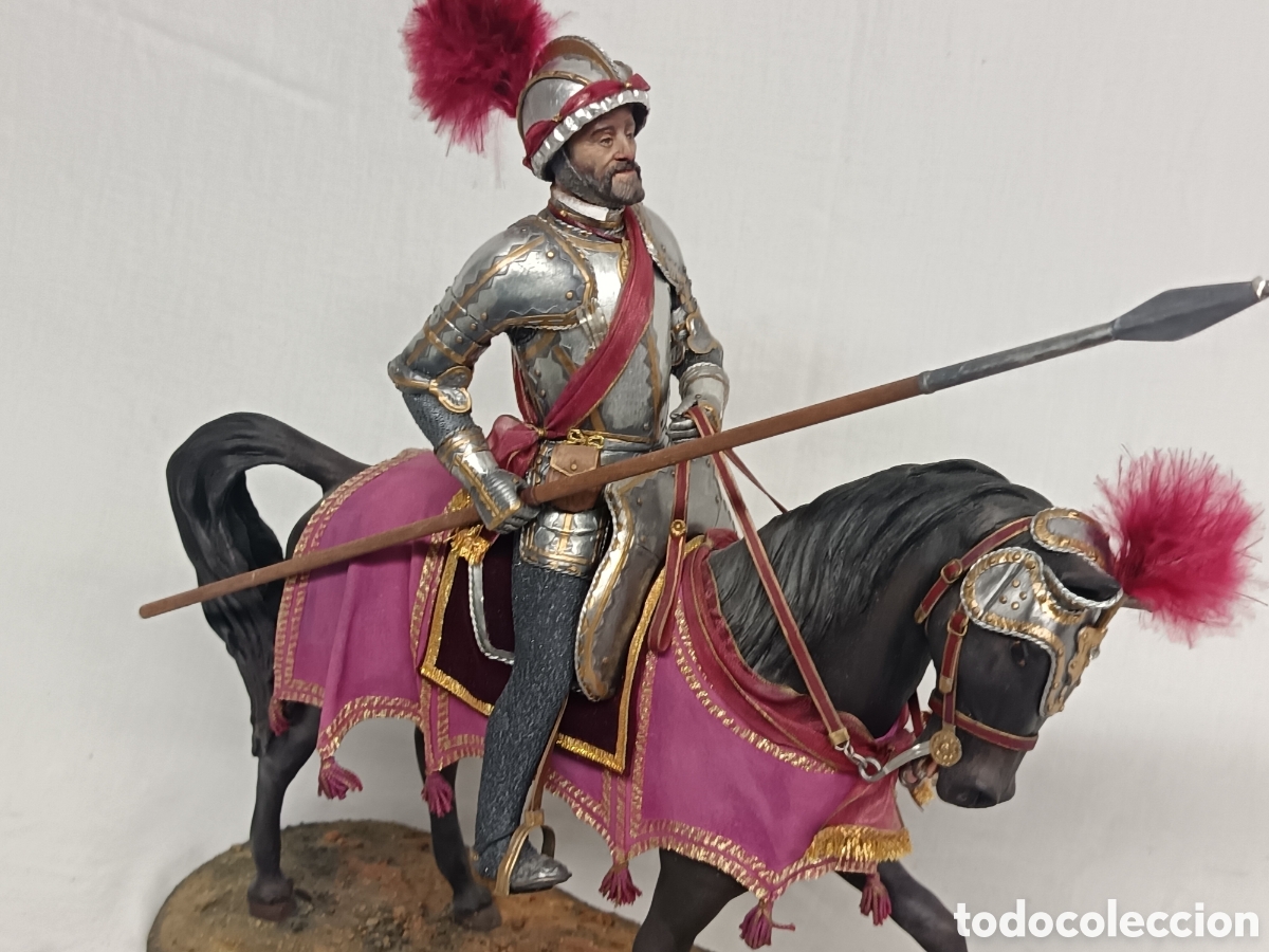 Arte: ESPECTACULAR ESCULTURA 30 CM, CARLOS V, DE MIGUEL ANGEL DIAZ GALEOTE, ESCULTOR MINIATURISTA