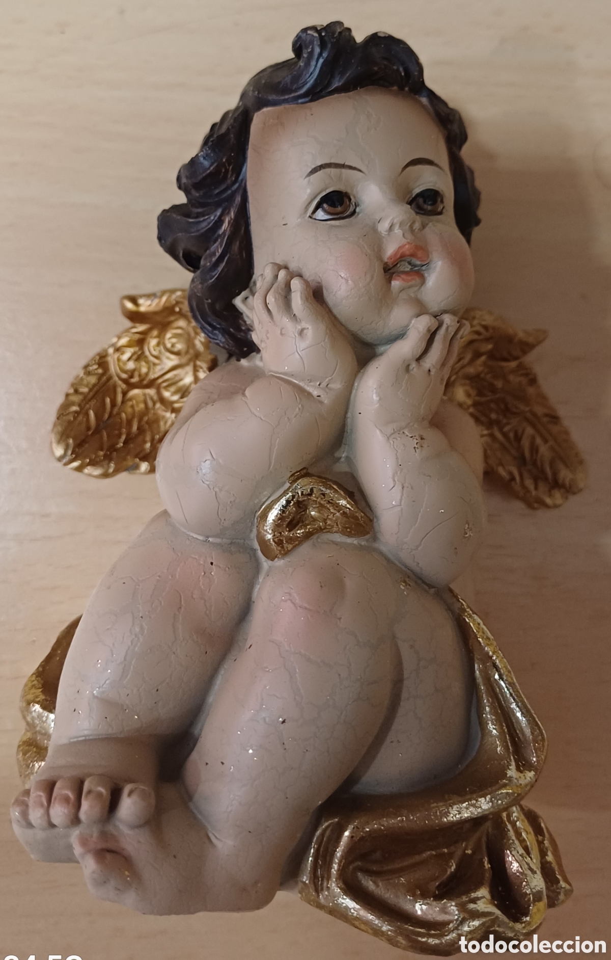 Arte: ANGEL RESINA 15 CM NUEVO