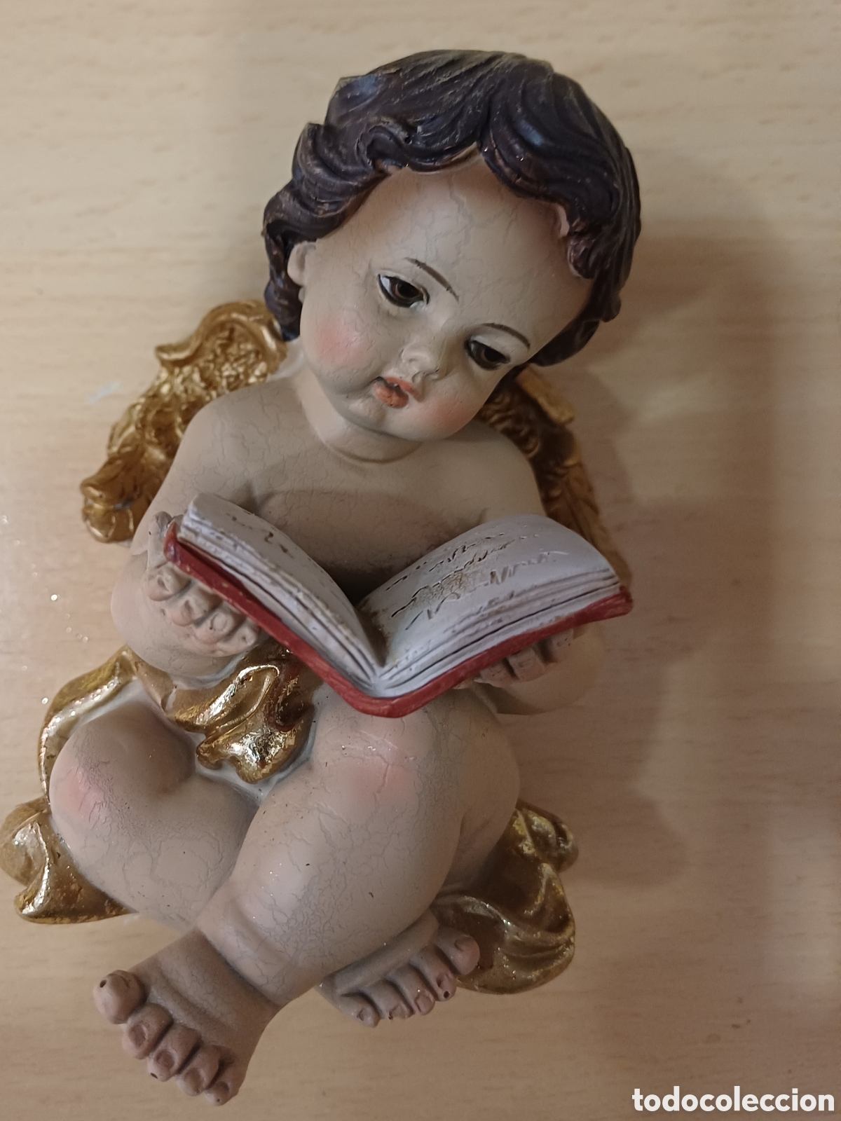 Arte: ANGEL RESINA 15 CM NUEVO