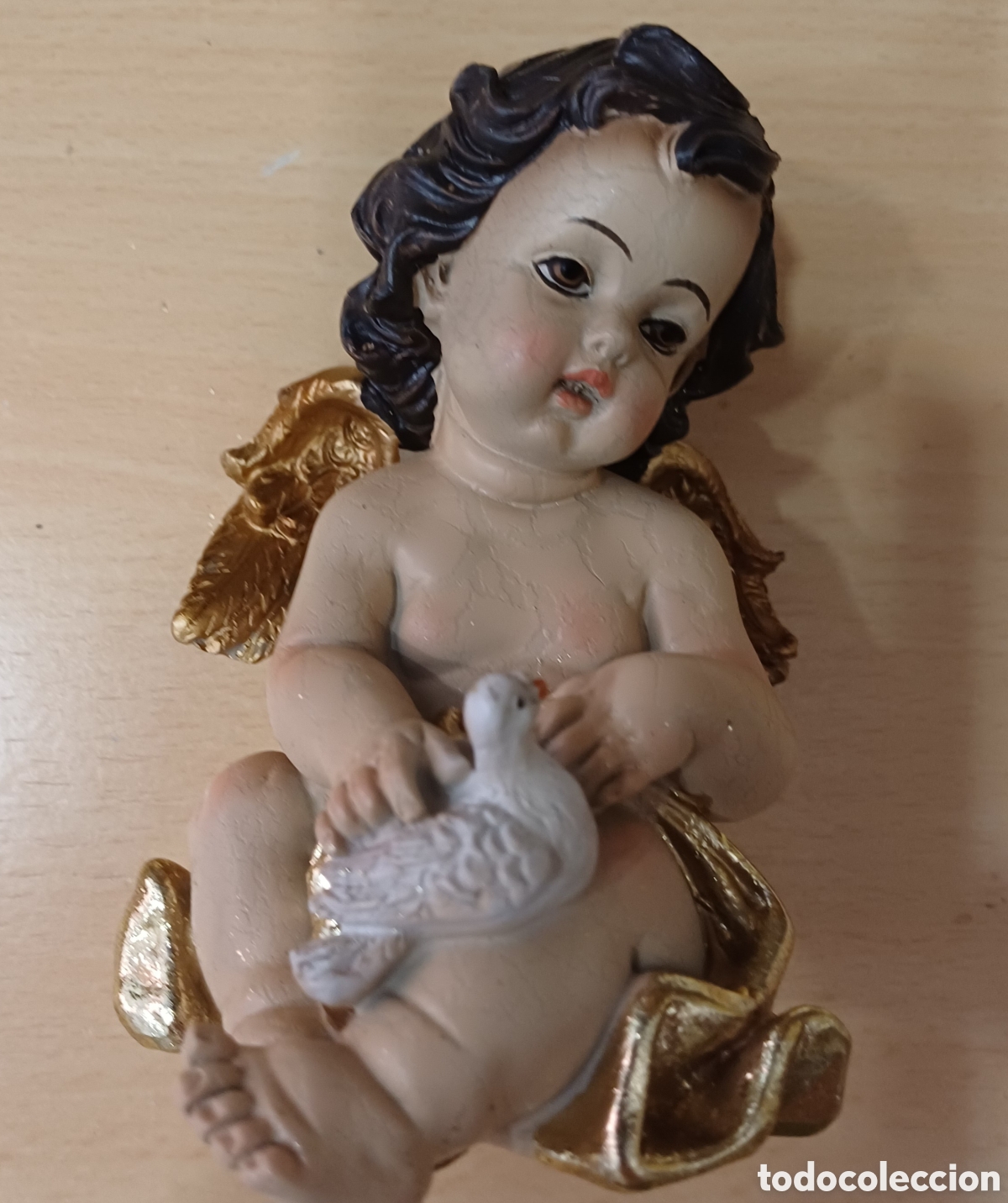 Arte: ANGEL RESINA 15 CM NUEVO