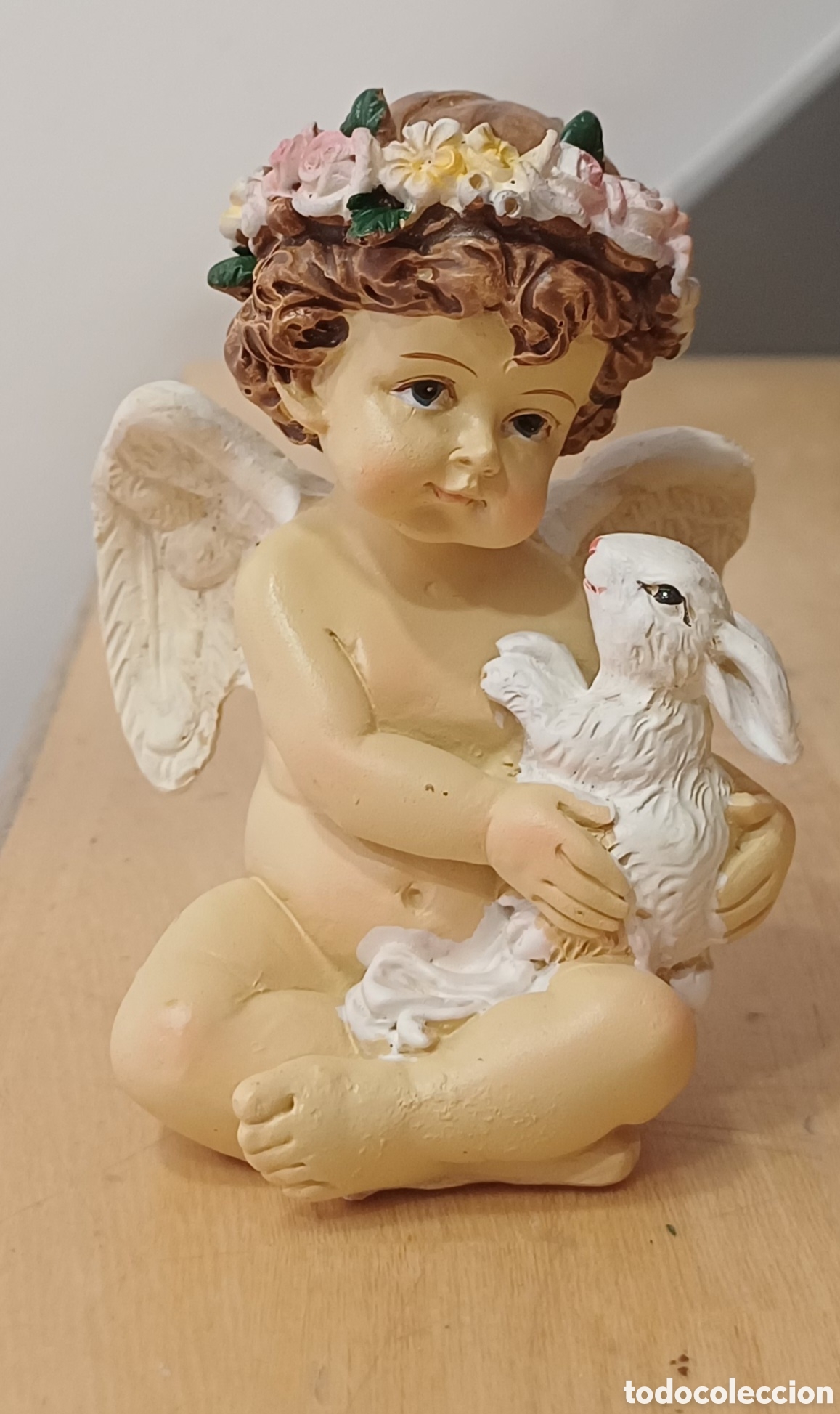 Arte: ANGEL RESINA 15 CM NUEVO
