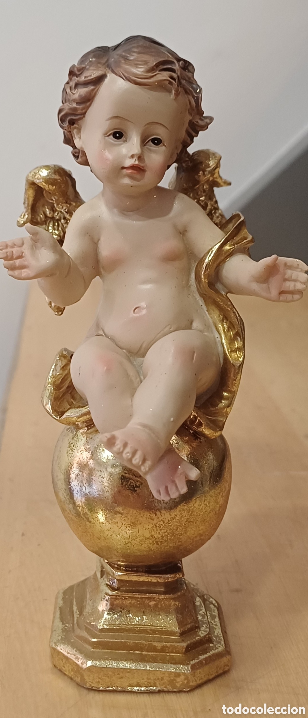 Arte: ANGEL RESINA 15 CM NUEVO